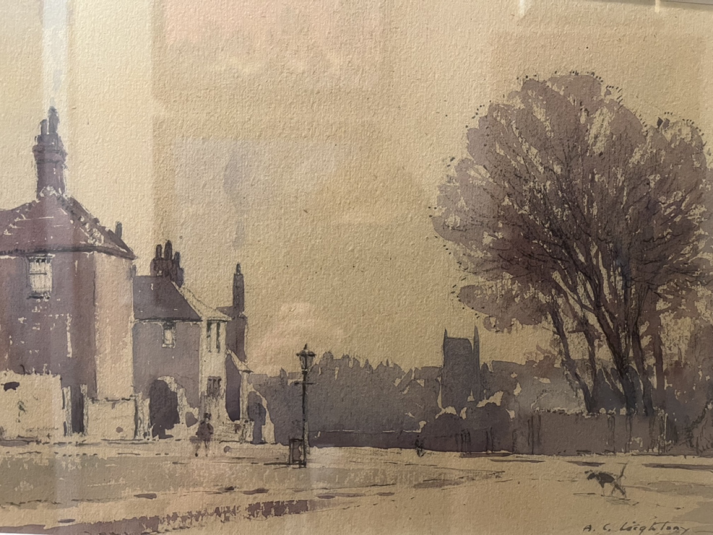 Art - Historical Watercolour by A.C. Leighton (1901-1965) - photo 2