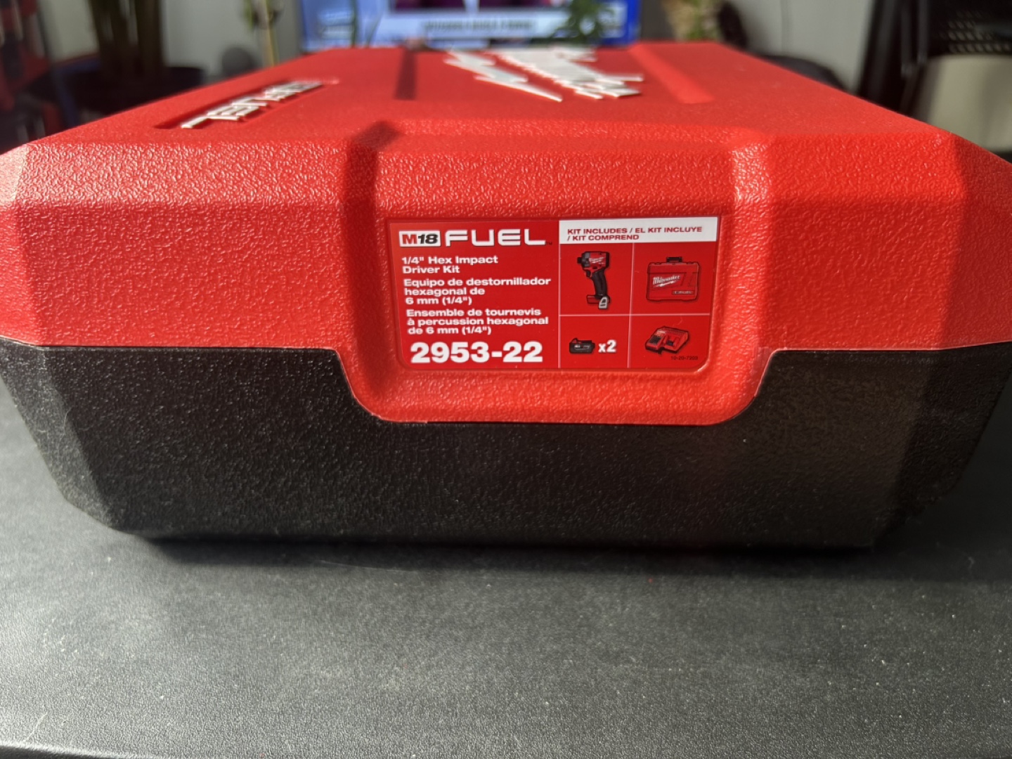 Milwaukee M18 FUEL 1/4" Hex Impact Driver Kit Case - 2953-22 - photo 4