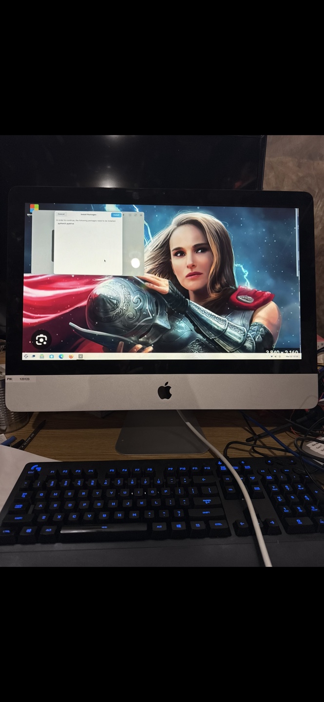 Apple iMac Desktop Computer with Keyboard