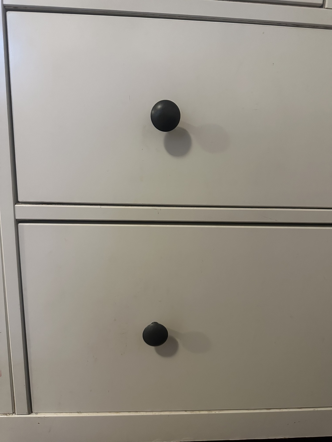 White IKEA dresser with mirror - photo 3