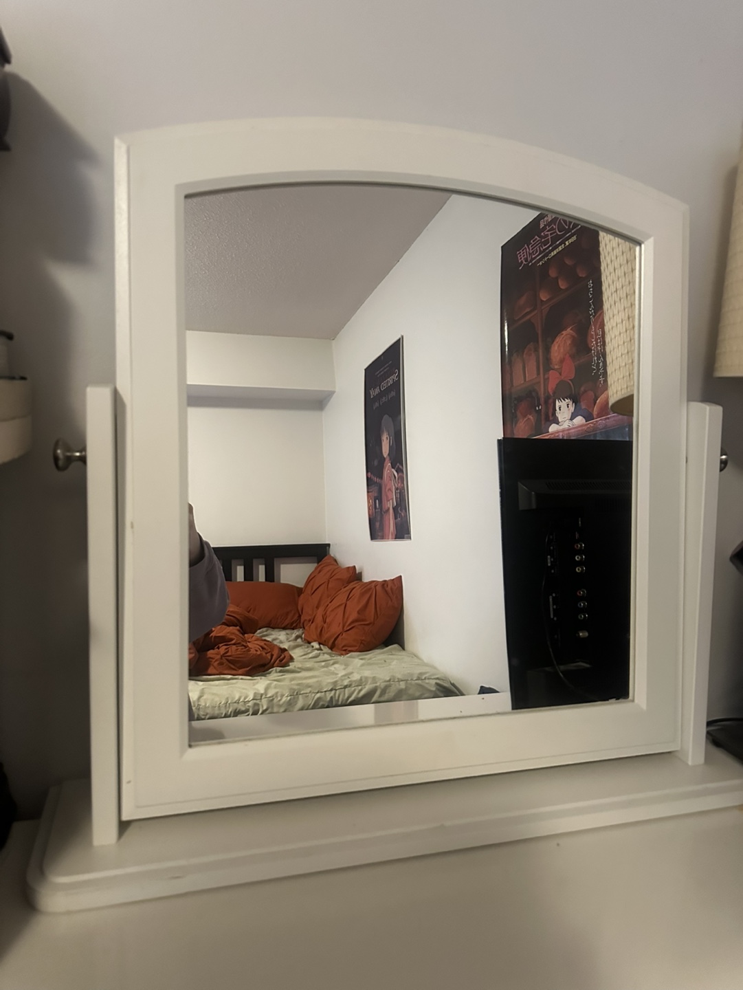White IKEA dresser with mirror - photo 2