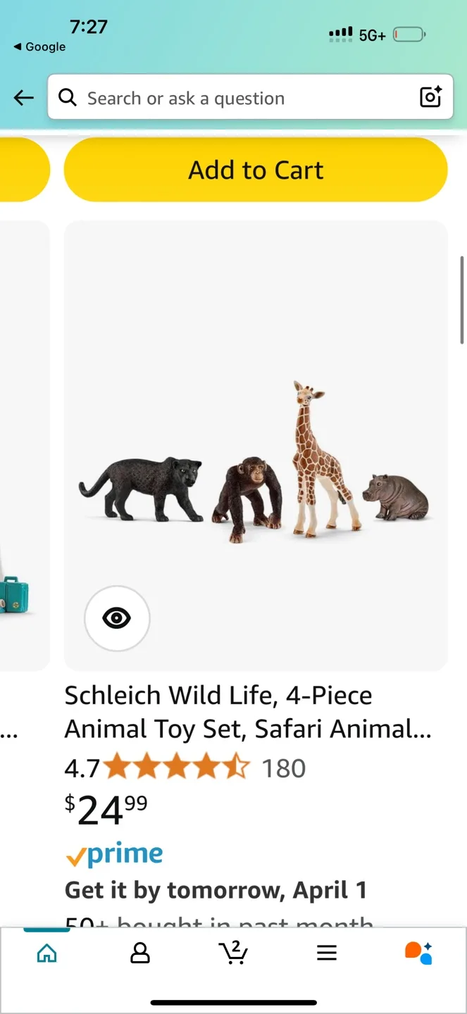 Schleich Animal Figurines Bulk Lot image indicator(9)