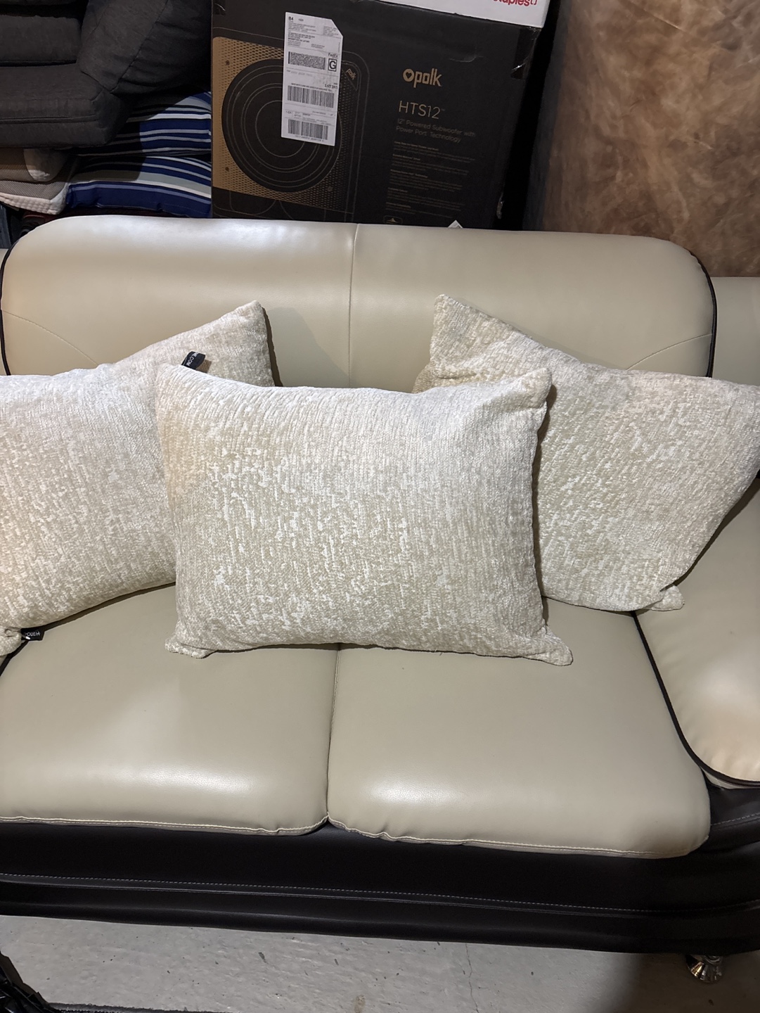 3 Piece Leatherette Loveseat and Sofa Set - photo 4