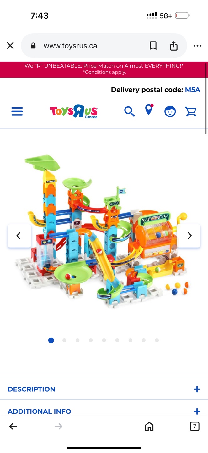 VTech Marble Rush Corkscrew Rush Set - Used