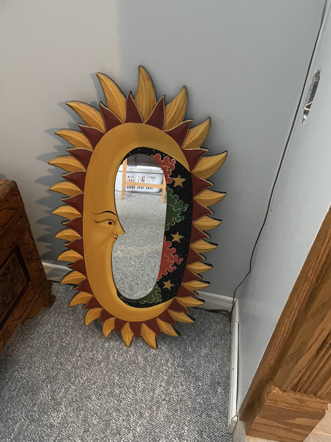 Sun and Moon Wall Mirror - photo 2