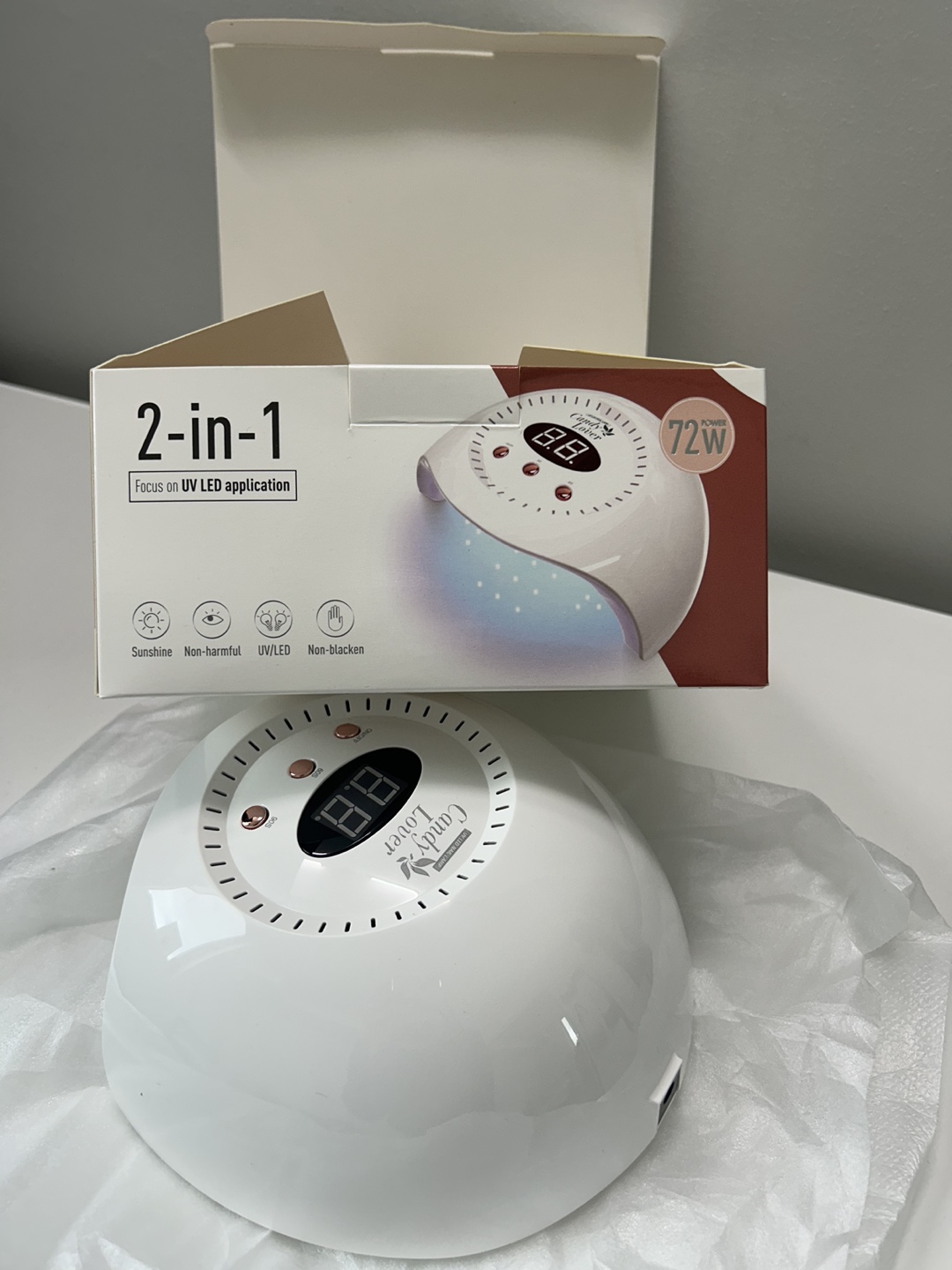 Candy Lover Poly Gel Nail Starter Kit with 72W UV LED Lamp - photo 2