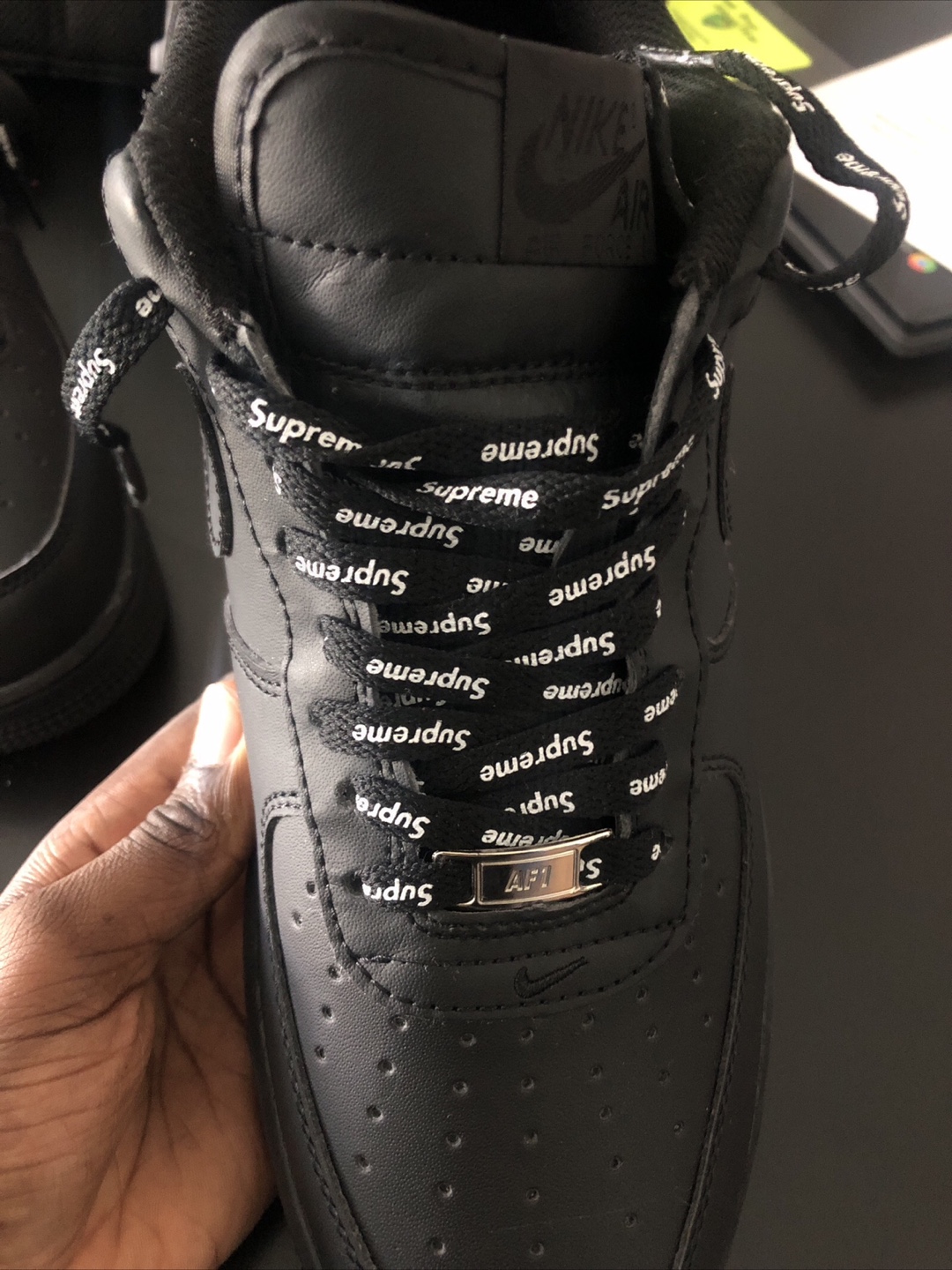 Nike x Supreme Air Force 1's - photo 3