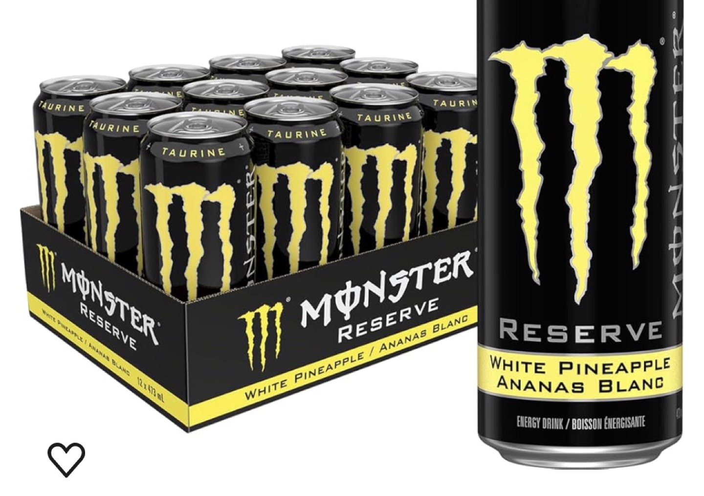 Monster Energy Reserve White Pineapple 12-Pack