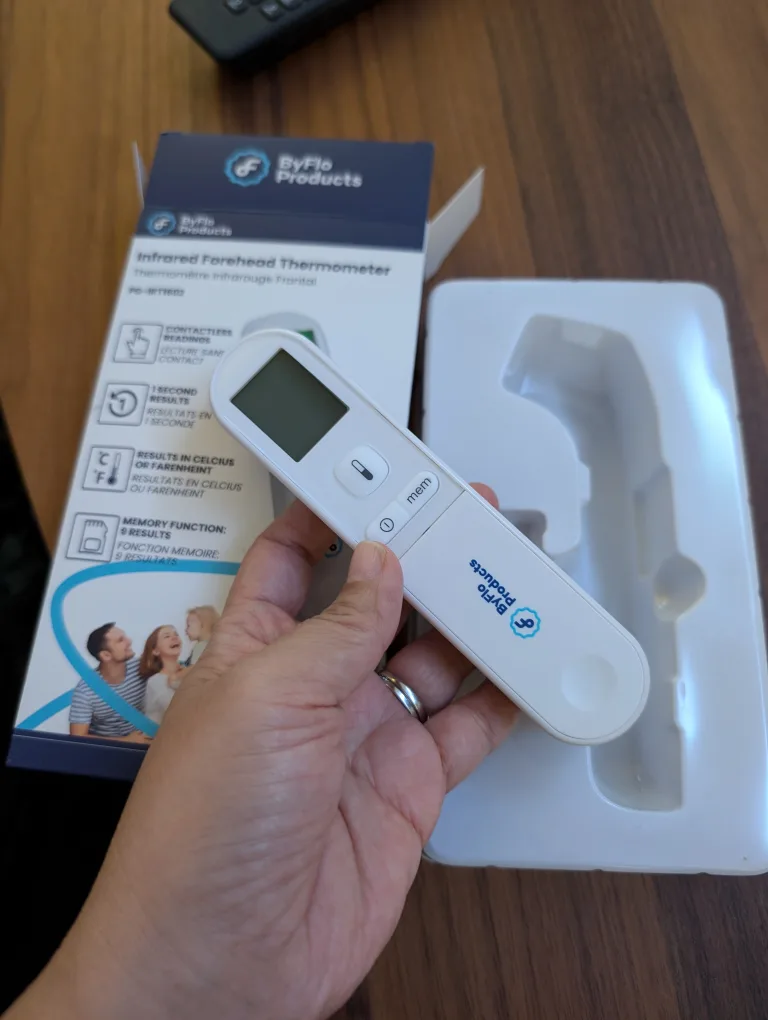 ByFlo Products Infrared Forehead Thermometer - PG-IRT1602 image indicator(4)