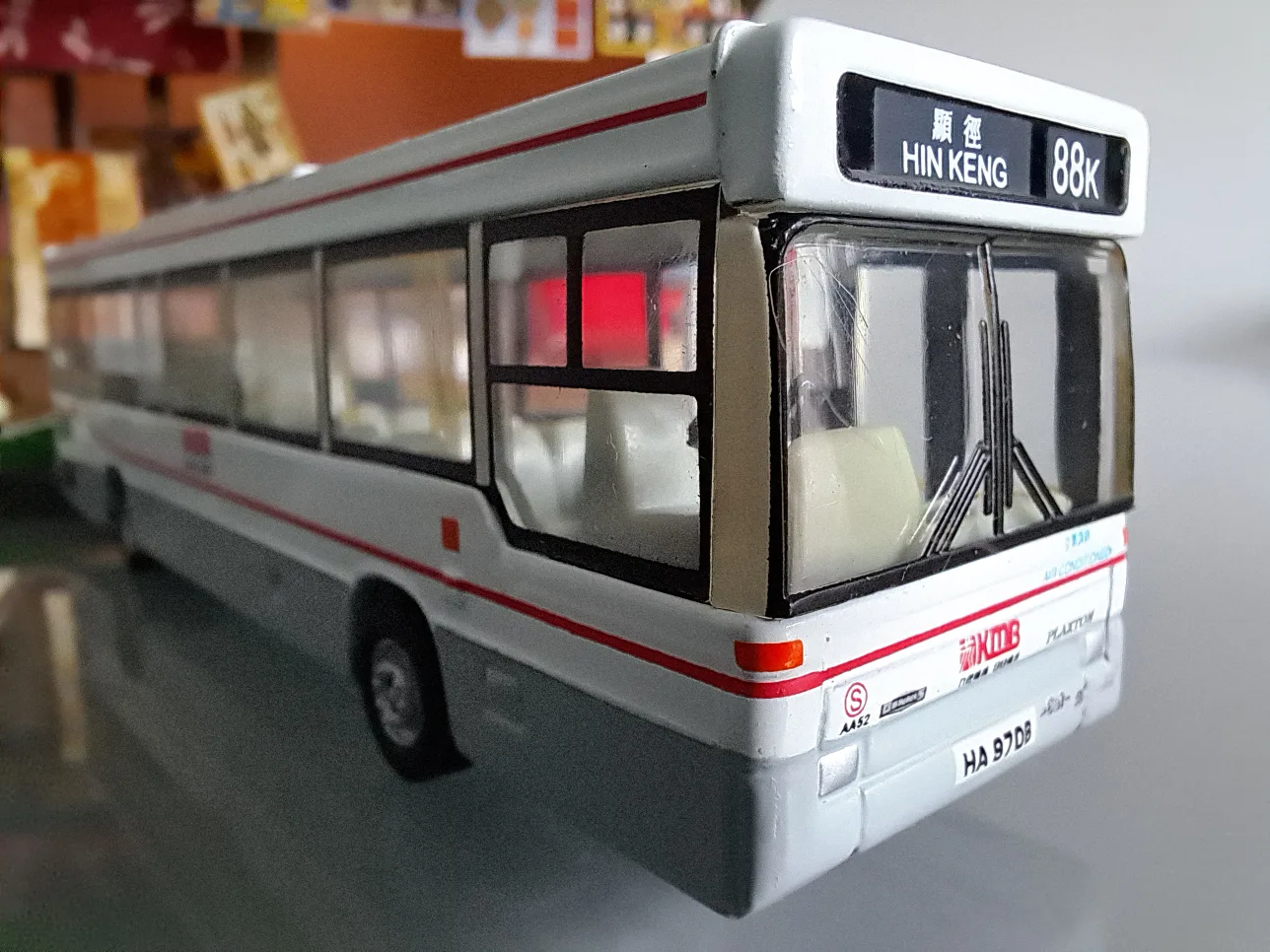 KMB Route 88K Dennis Plaxton diecast model bus 1/76 image indicator(3)