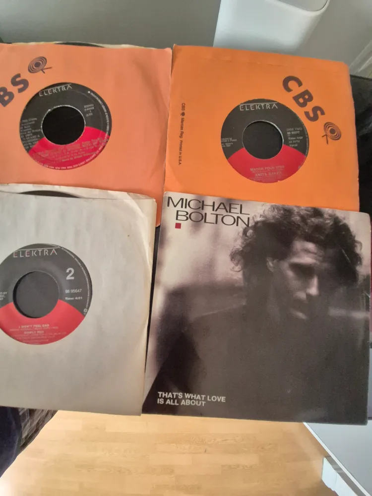 Collection of 45 RPM Vinyl Singles image indicator(9)