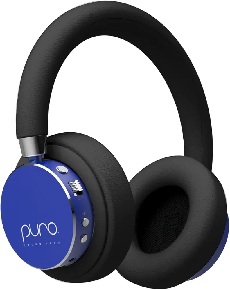 Puro Sound Labs Headphones - Bluetooth Wireless & Wired - Blue image indicator(2)