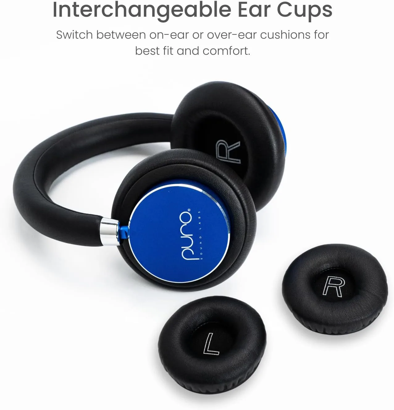 Puro Sound Labs Headphones - Bluetooth Wireless & Wired - Blue image indicator(3)