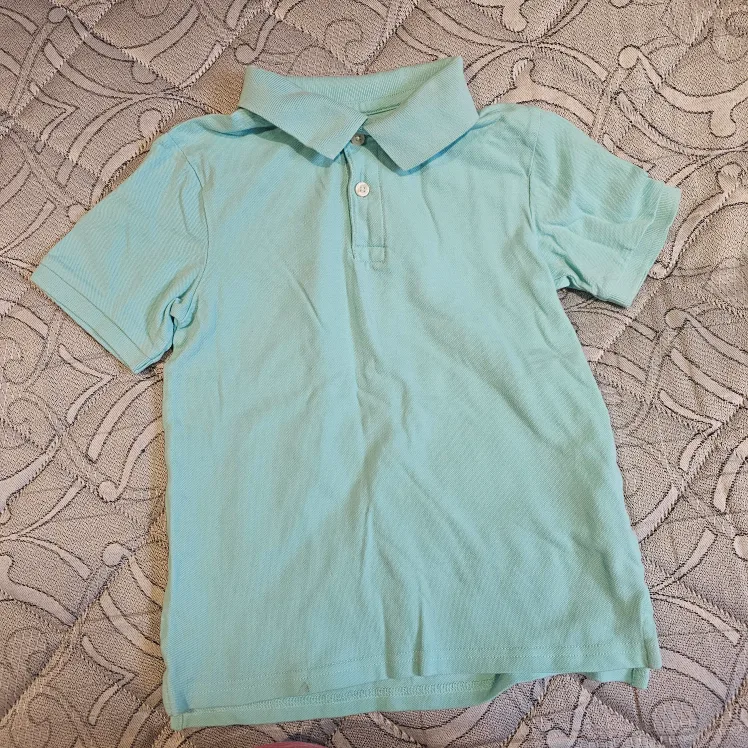 The Children's Place Boys' Mint Green Polo Shirt - Size M/M image indicator(3)