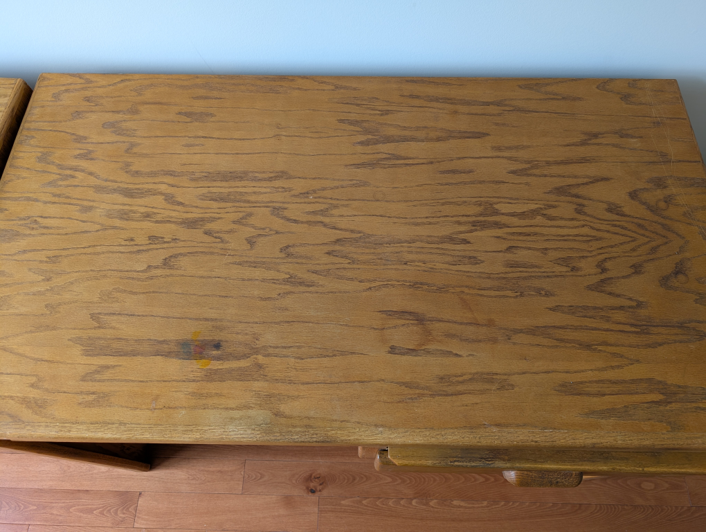 Oak Computer Desk with Hutch - photo 5