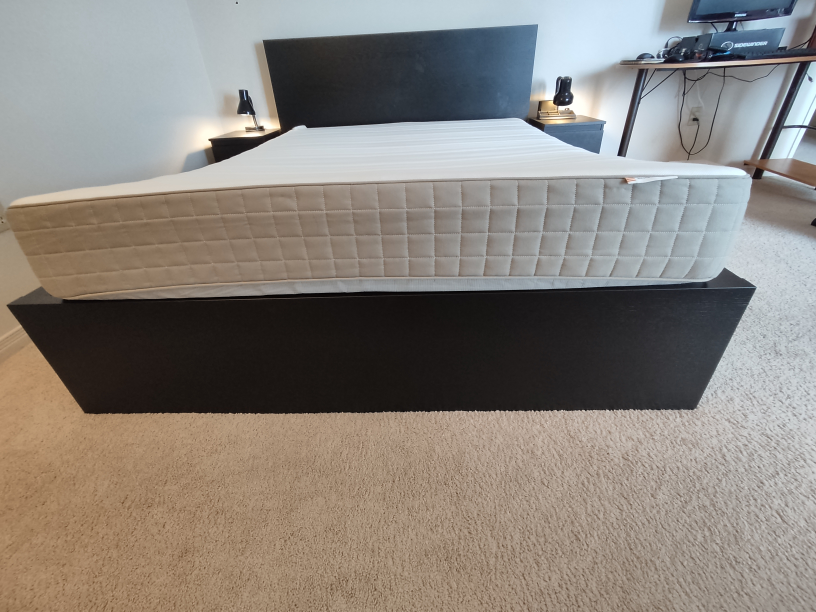 IKEA MALM Queen Bed Frame with Mattress - photo 3