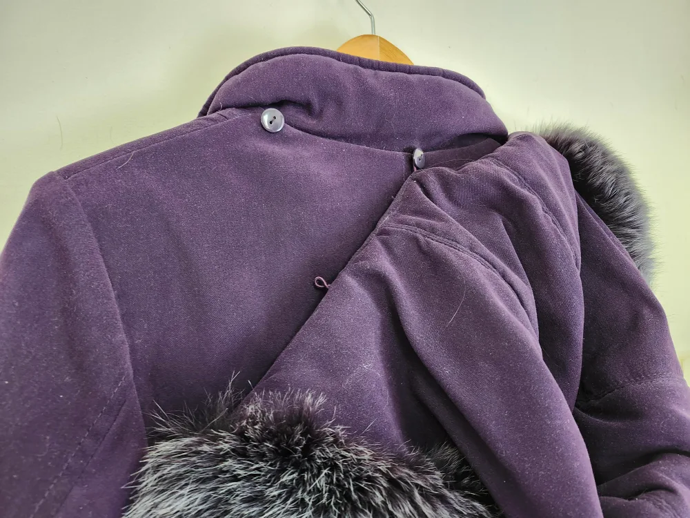 Nuage Women's Purple Winter Coat - Size M image indicator(2)