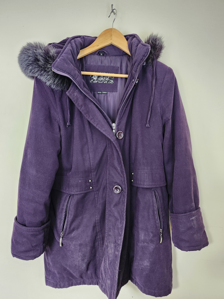 Nuage Women's Purple Winter Coat - Size M