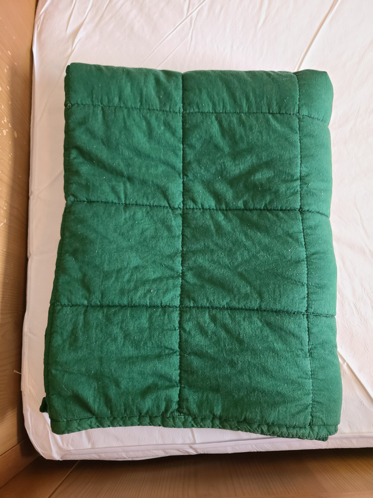 Kids Weighted Blanket - Dark Green - 40"x60", 10lbs - photo 2
