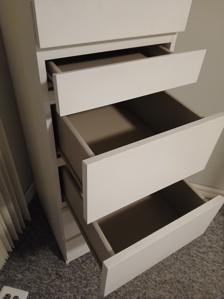 IKEA MALM 6-drawer dresser with mirror - photo 3