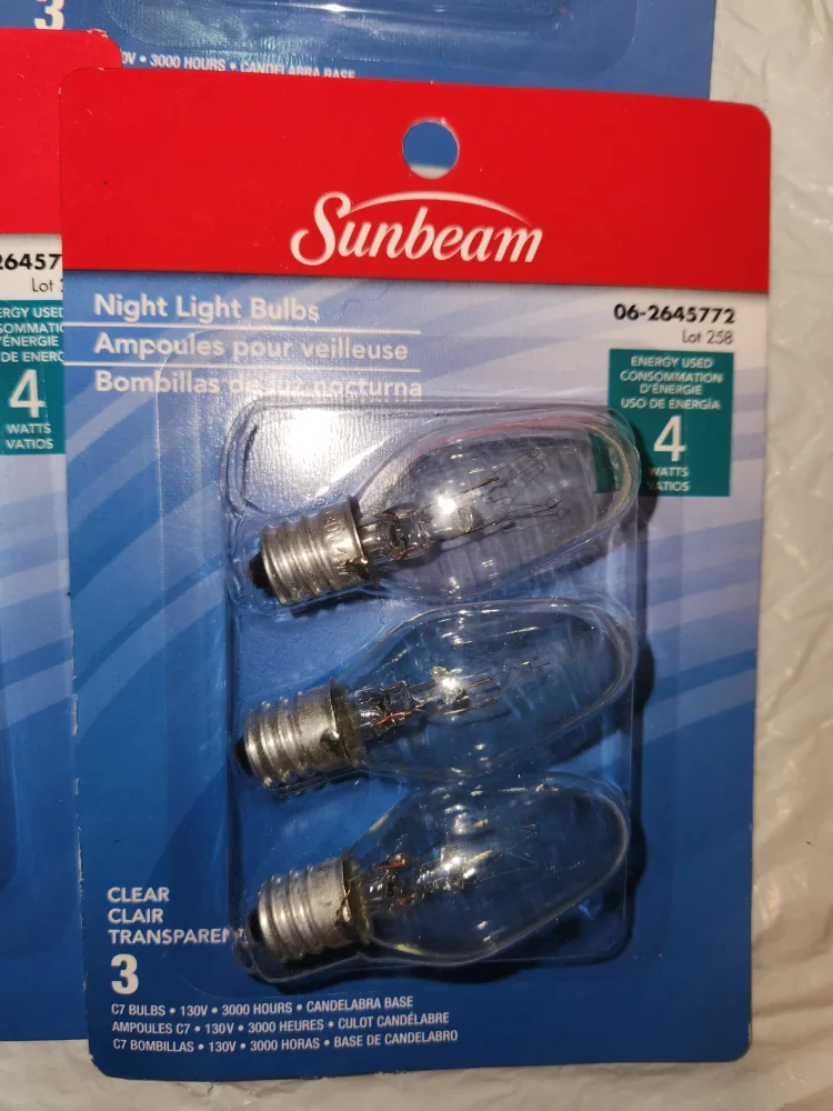Sunbeam Night Light Bulbs (12 pack) image indicator(2)