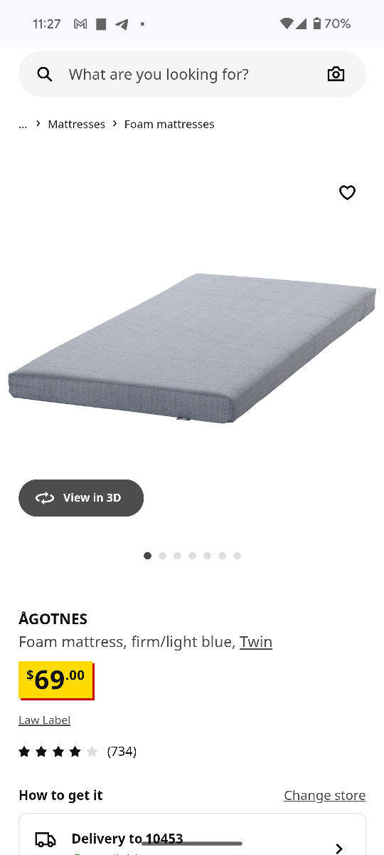 IKEA TUFFING Bunk Bed Frame, Dark Gray, Twin + Mattresses - photo 5
