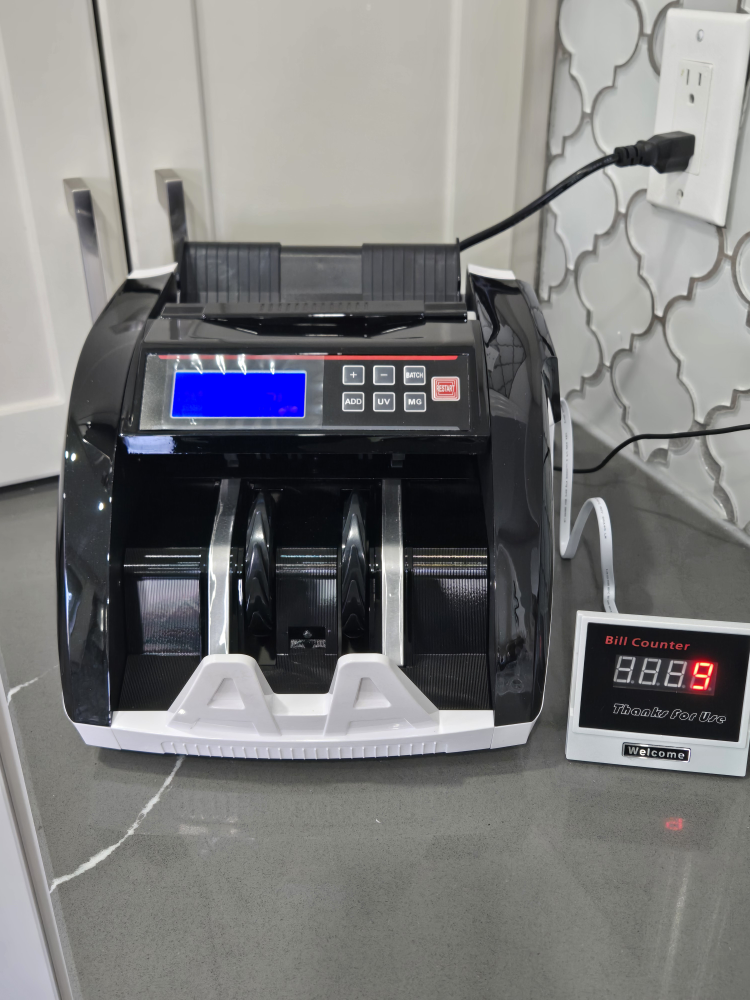 MONEY1 Banknote Counter with UV, MG, and IR Detection - photo 3