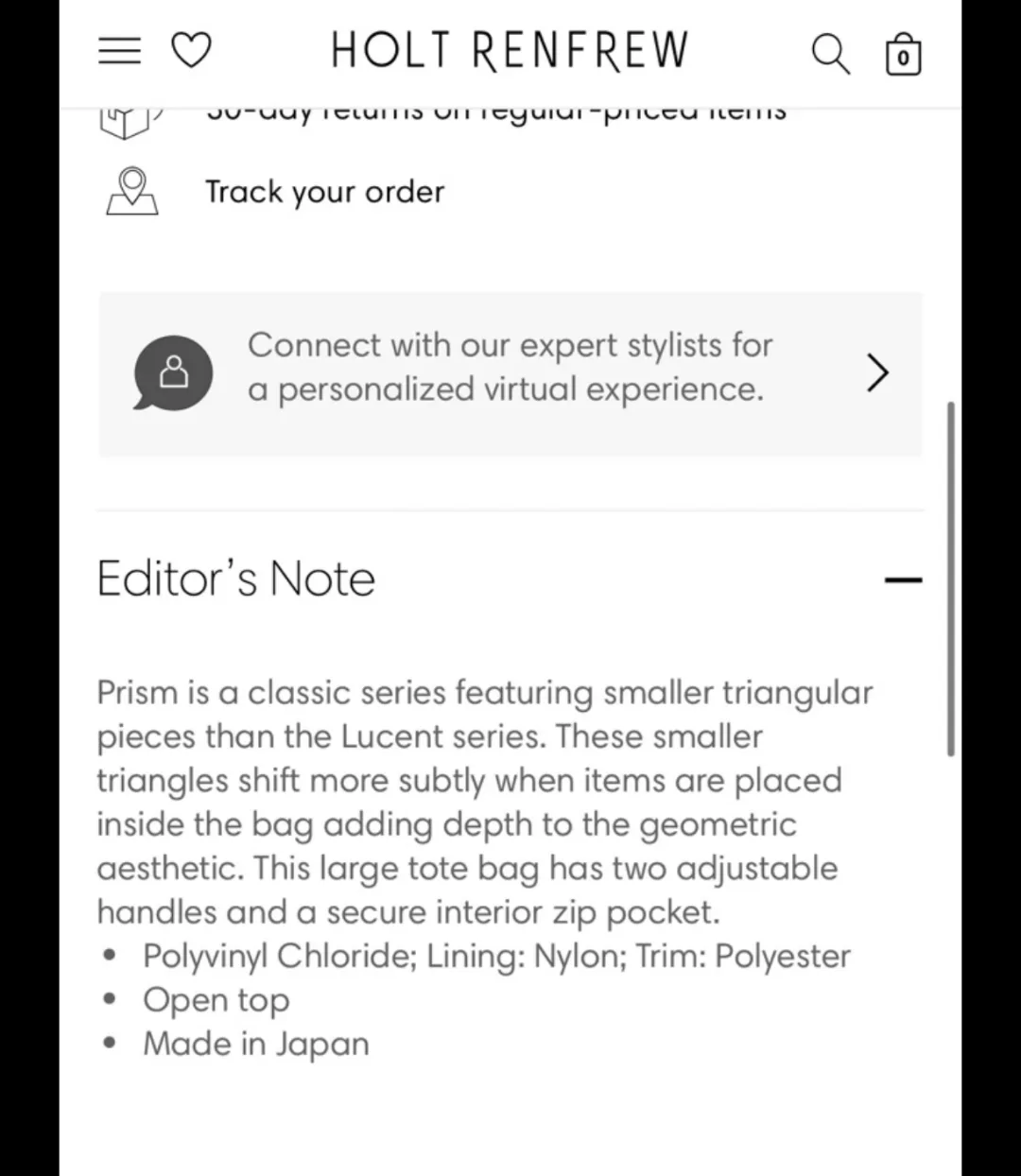 Bao Bao Issey Miyake Prism Black Tote Bag image indicator(7)