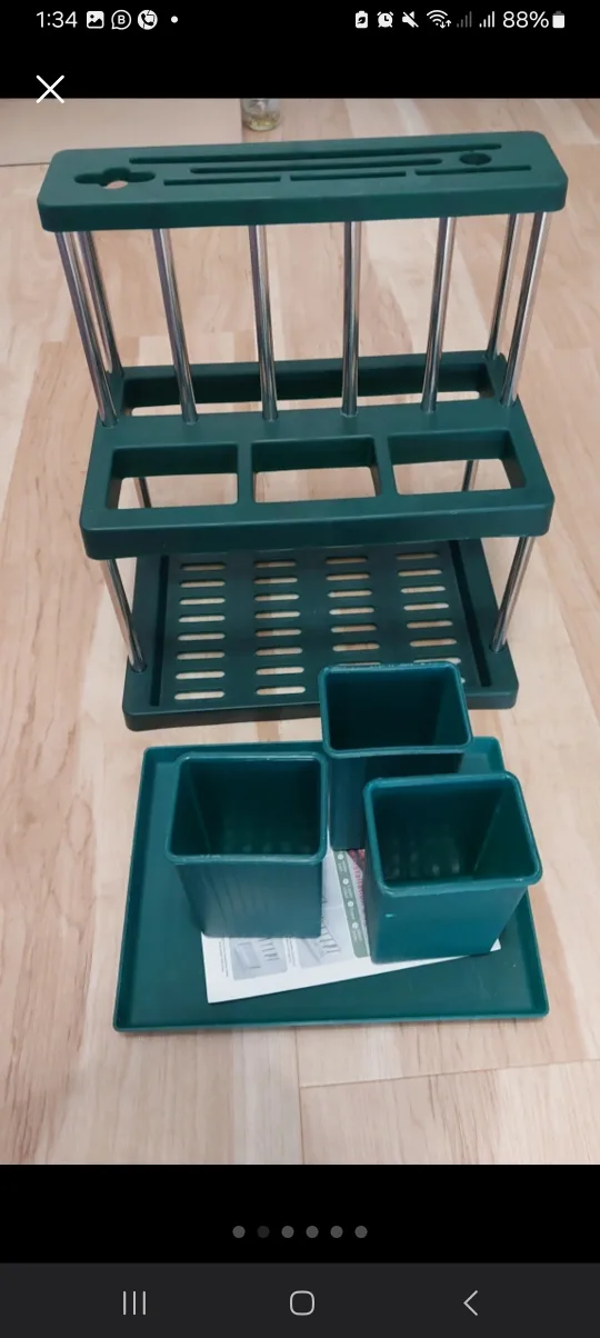 BRAND NEW 2-Tier Kitchen Utensil Organiser 🧡 image indicator(3)