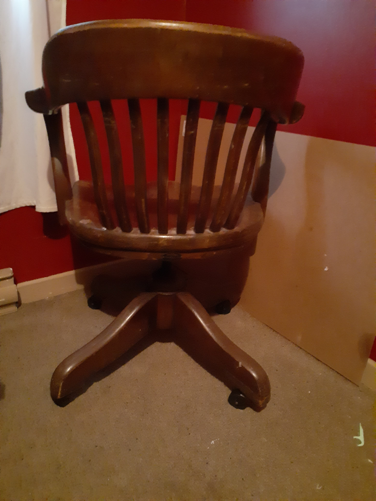 Vintage H. Krug Furniture Co. Ltd. Swivel Office Chair - photo 2