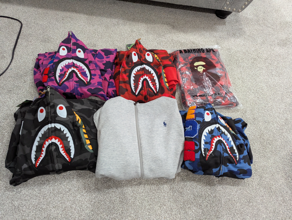 Bape Hoodies Brand New