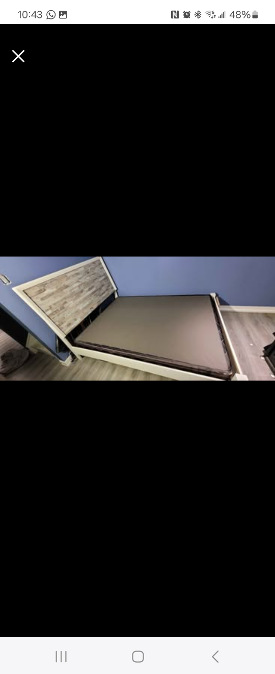 Queen Size Bed Frame with Headboard - photo 5