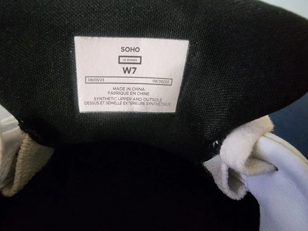 SOHO Vessi Women's White Sneakers - Size 7 image indicator(4)