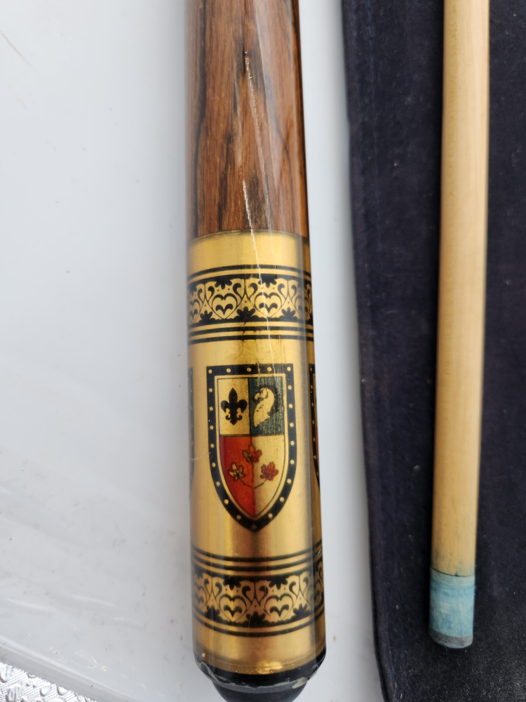 Vintage Pool Cue Set with Case - photo 2