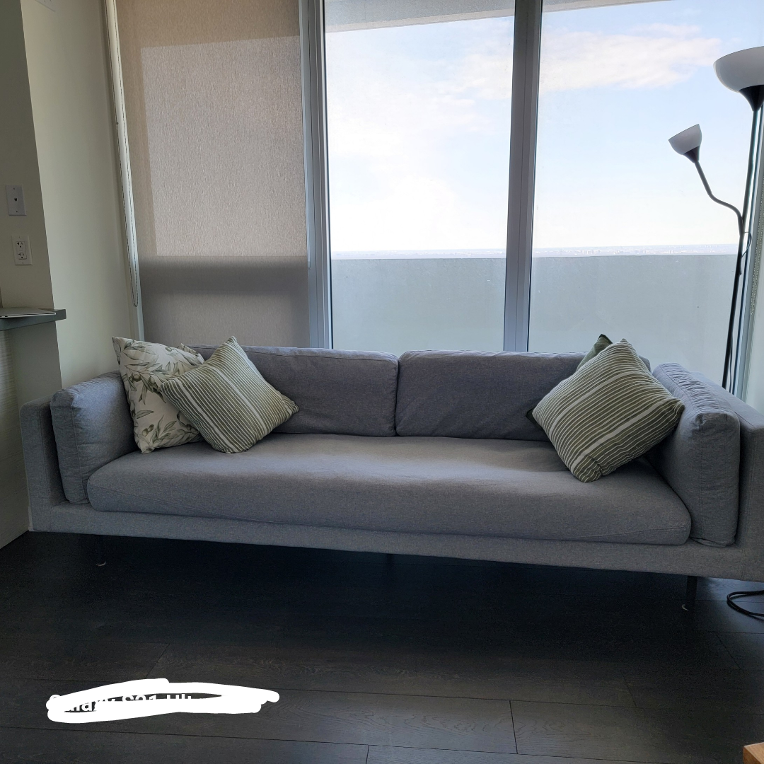 Grey Fabric Sofa