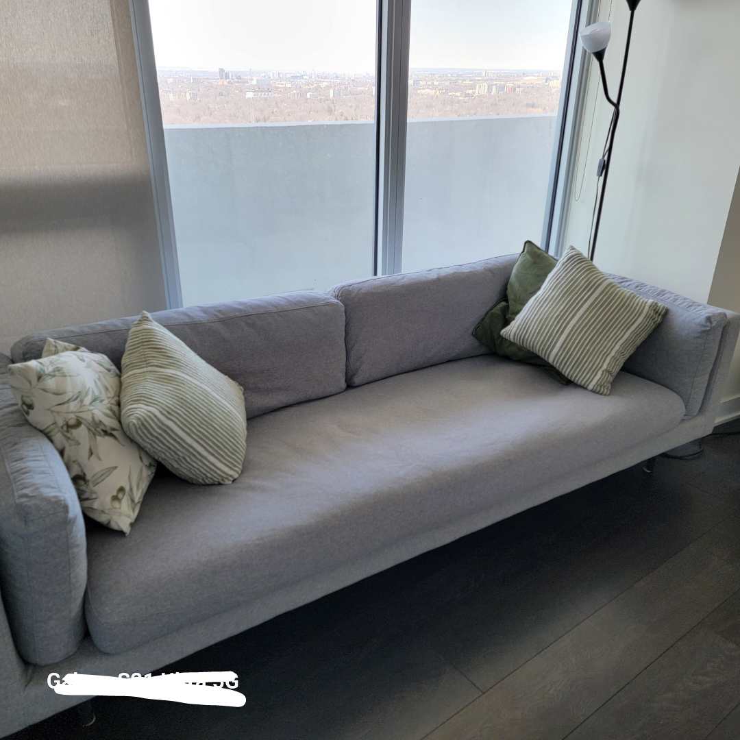 Grey Fabric Sofa - photo 2