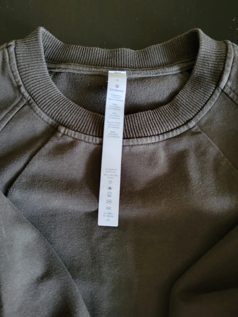 Lululemon Crew Neck Sweatshirt Size 4 image indicator(4)