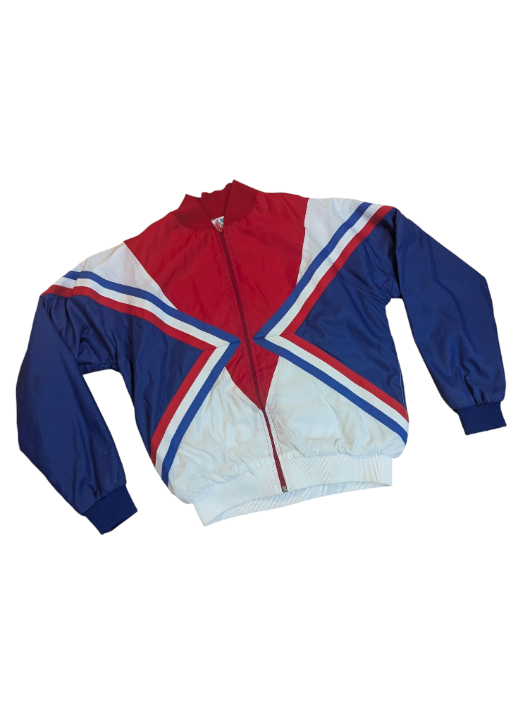 Vintage 1992 adult medium cheer jacket “warriors”