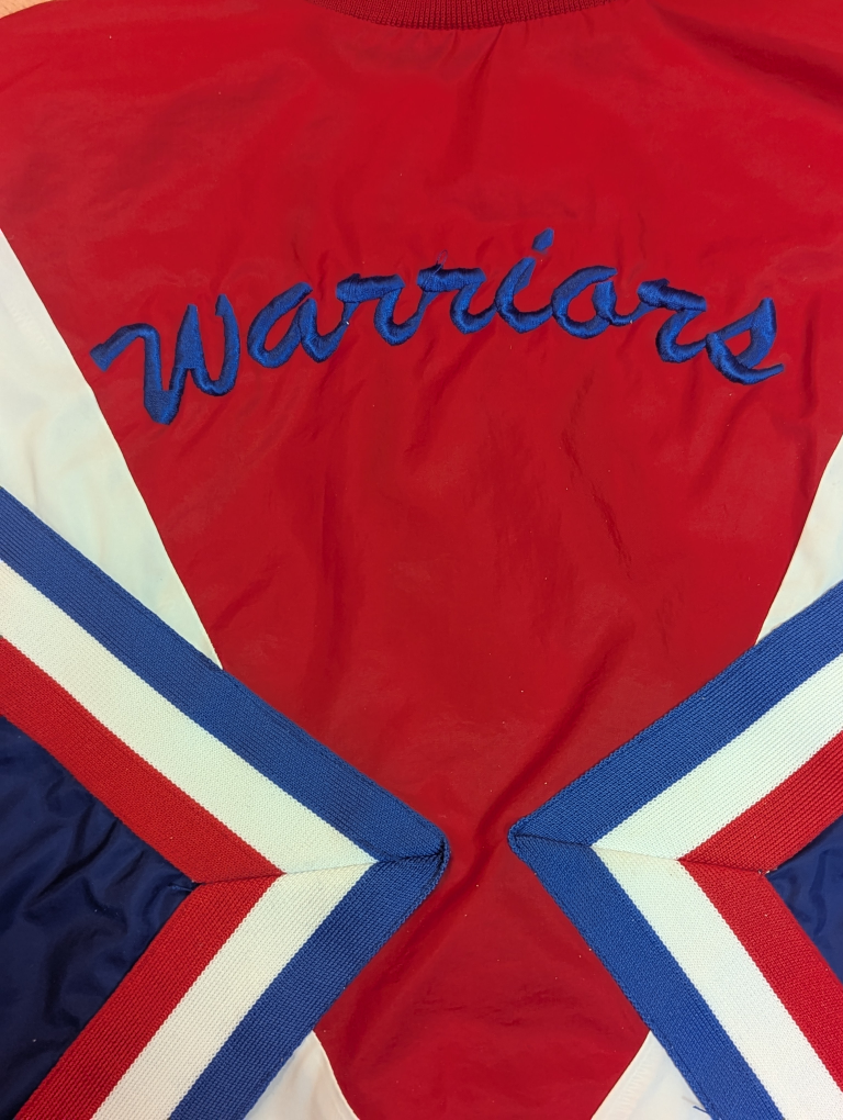 Vintage 1992 adult medium cheer jacket “warriors” - photo 4