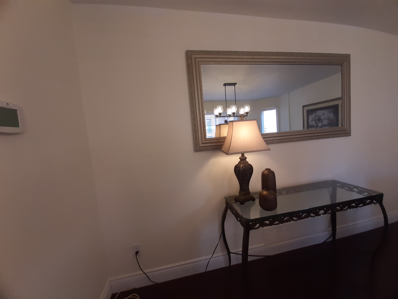 Ornate Metal and Glass Console Table - photo 2