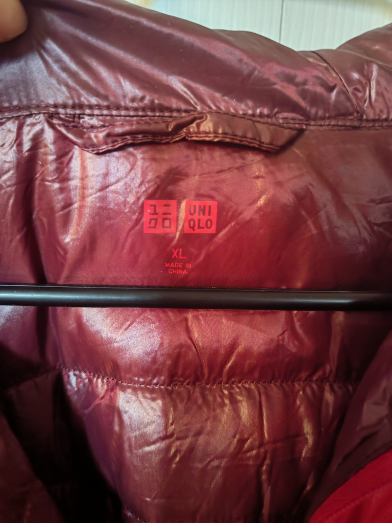 UNIQLO Ultra Light Down Jacket - Red - Size XL - photo 2