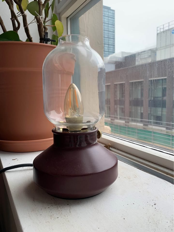 Ikea Tarnaby lamp with bulb