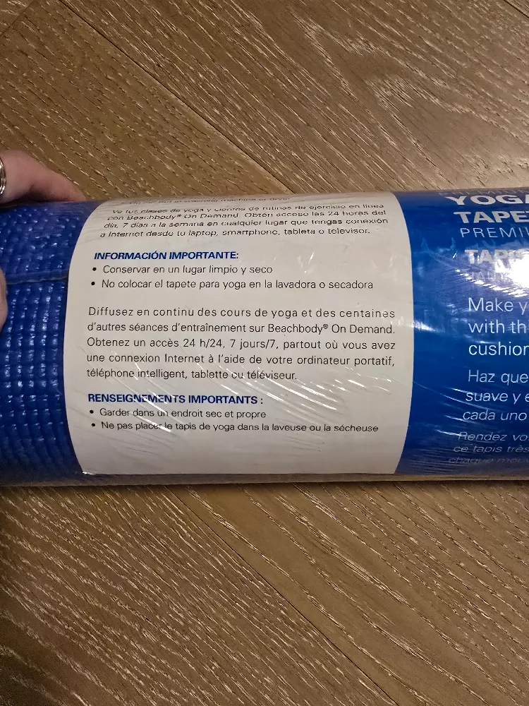 Beachbody Premium Yoga Mat - Blue💚 image indicator(2)