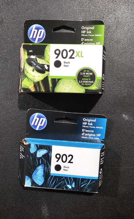 HP 902 & 902XL Black Ink Cartridges