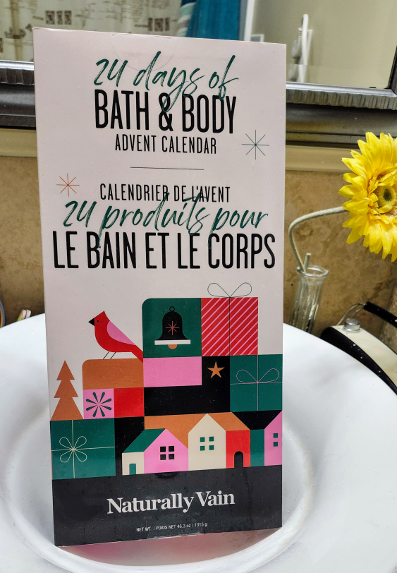 Naturally Vain 24 Days of Bath & Body Advent Calendar