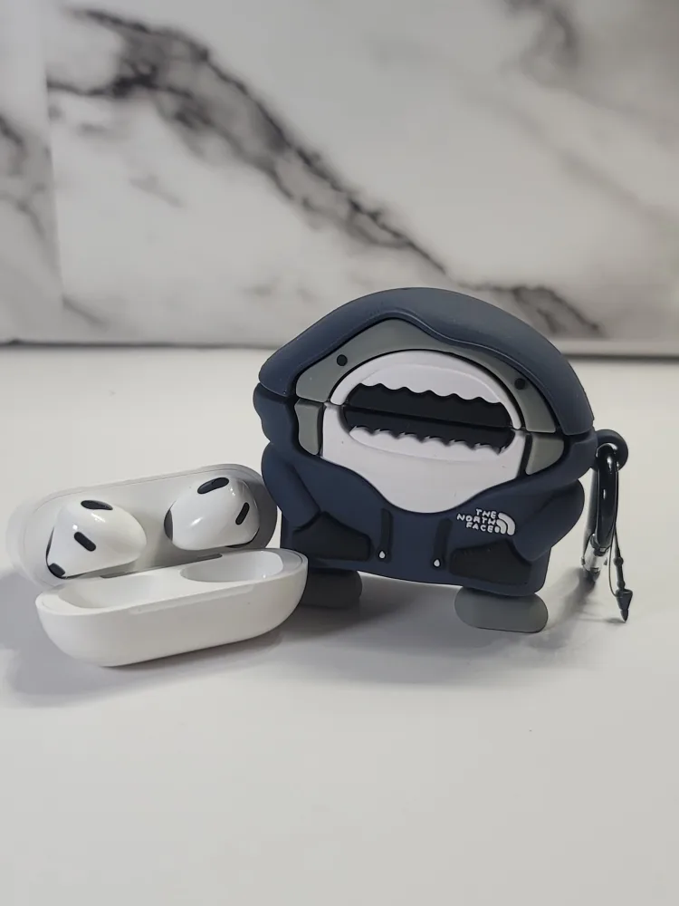 Airpods 3 authentic headphones. NF 🦈 case included image indicator(3)