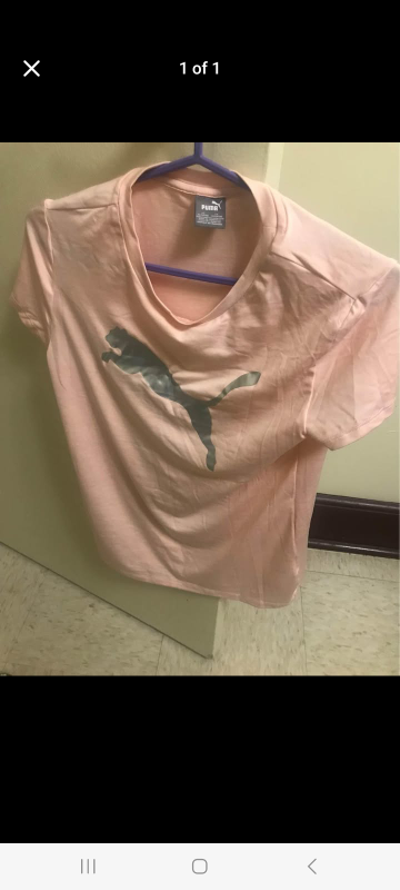 Pink Puma T-Shirt Size XL