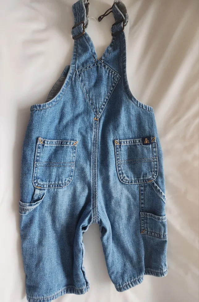 BabyGap Denim Overalls 3-6 Months image indicator(2)