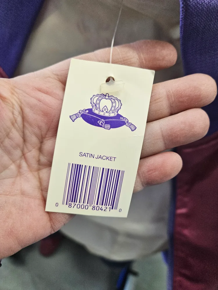 Vintage Crown Royal Collection Satin Jacket - Size L image indicator(4)