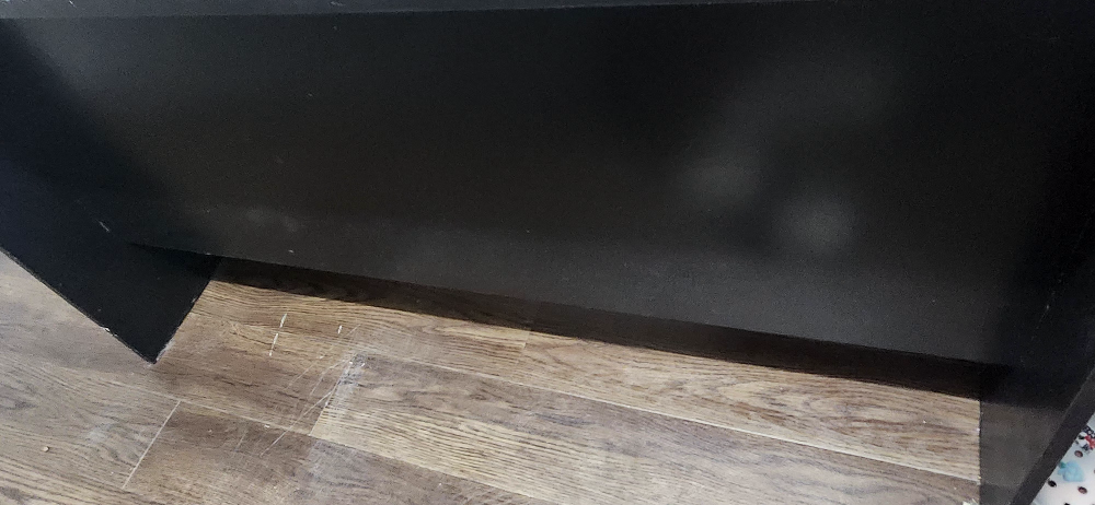 Black Desk with Four Drawers and Cabinet - photo 5